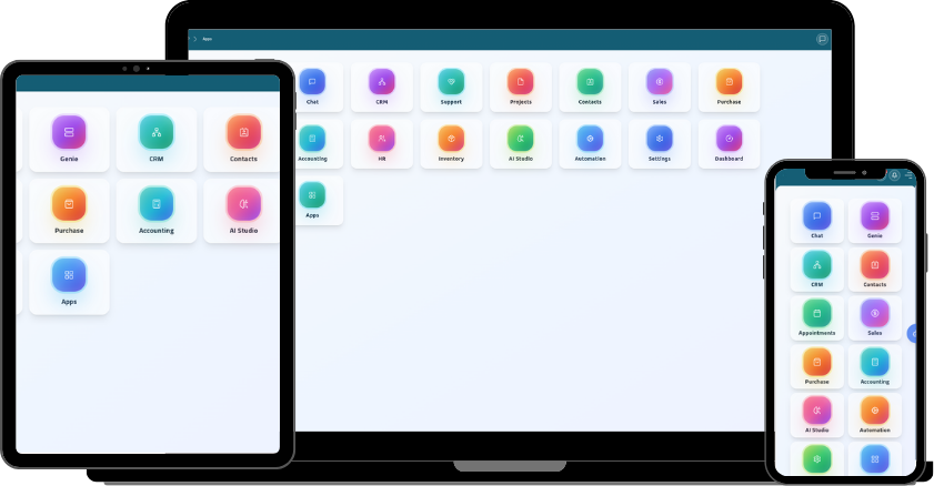 Genie ERP Dashboard